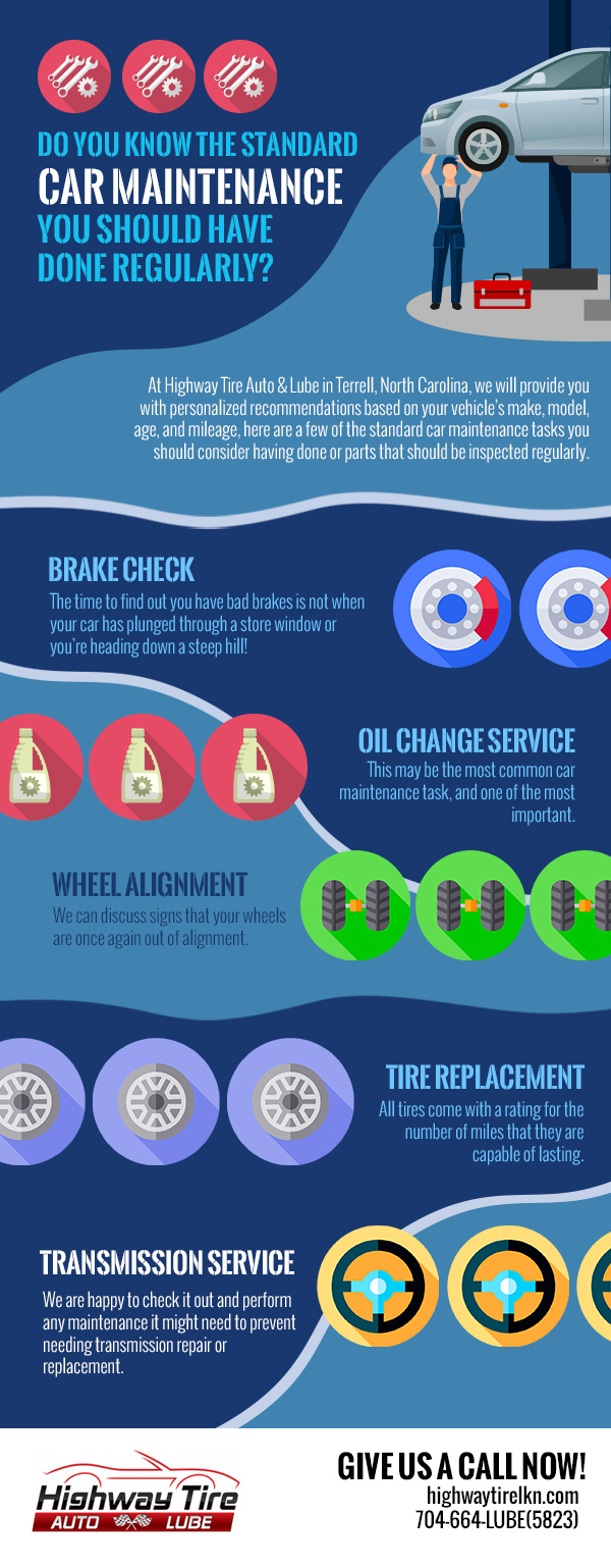 Do You Know the Standard Car Maintenance You Should Have Done Regularly? [infographic]